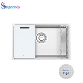 Chậu rửa bát inox 1 hố Konox TARI 7648SR/SM